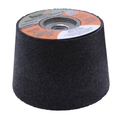 Rebolo copo c�nico para esmerilhadeiras 75 x 50 mm M14 - BFH2890