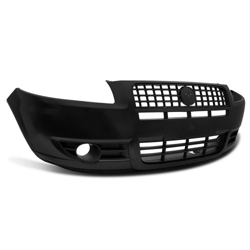 Para-choque Palio 2007 a 2009 Siena 2007 a 2012 dianteiro preto liso - 3405