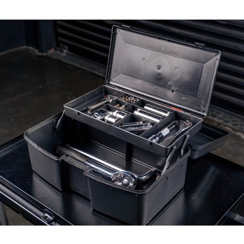 Caixa plástica para ferramentas 365 x 230 x 147 mm com estojo - Premium Caixa plástica para ferramentas 365 x 230 x 147 mm com estojo - Premium