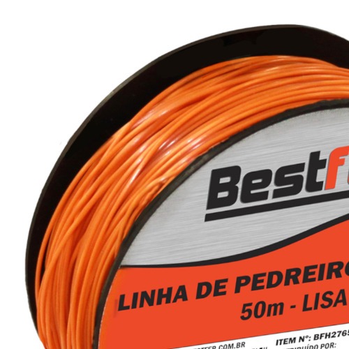 Linha para pedreiro lisa 0,8mm x 50 metros - BFH2765