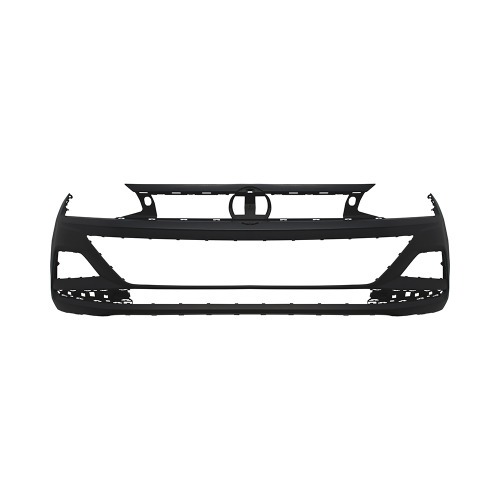 Para-choque Polo/Virtus 2018 a 2022 dianteiro preto liso com e sem farol - 6142 Para-choque Polo/Virtus 2018 a 2022 dianteiro preto liso com e sem farol - 6142