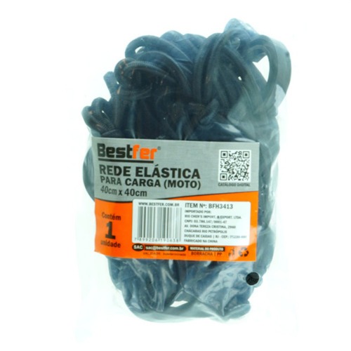 Elástico para bagageiro tipo aranha 40 x 40 cm - BFH3413 Elástico para bagageiro tipo aranha 40 x 40 cm - BFH3413