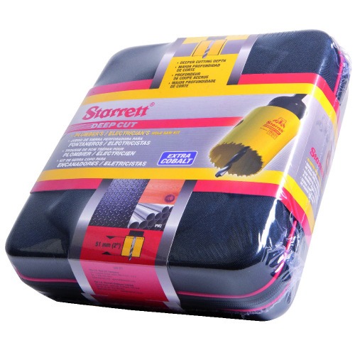 Jogo de serra copo 19 a 64 mm com 10 pe�as - DEEP CUT
