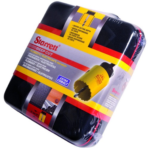 Jogo de serra copo 19 a 64 mm com 10 pe�as - DEEP CUT