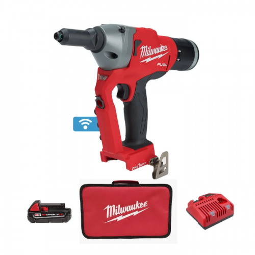 Rebitador a bateria 18V com 1 bateria One-Key FUEL - 2660 110V/220V Rebitador a bateria 18V com 1 bateria One-Key FUEL - 2660 110V/220V