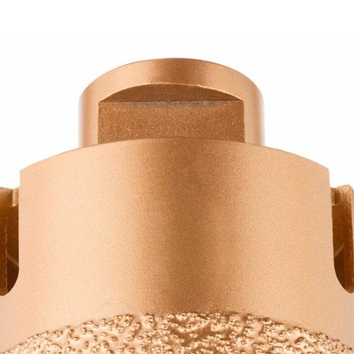 Serra copo diamantada 75 mm para esmerilhadeira rosca M14 - 08303 Serra copo diamantada 75 mm para esmerilhadeira rosca M14 - 08303