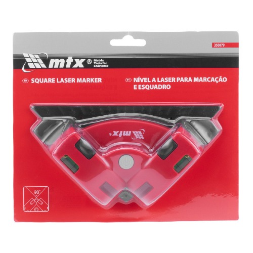 N�vel a laser esquadro alcance 10 metros com prumo - 350079