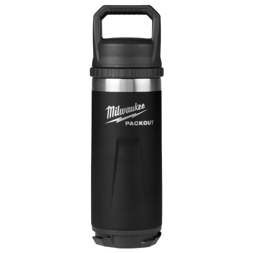 Garrafa t�rmica com isolamento a v�cuo 500ml Preto - PACKOUT