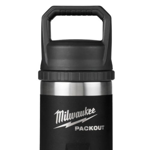 Garrafa t�rmica com isolamento a v�cuo 500ml Preto - PACKOUT