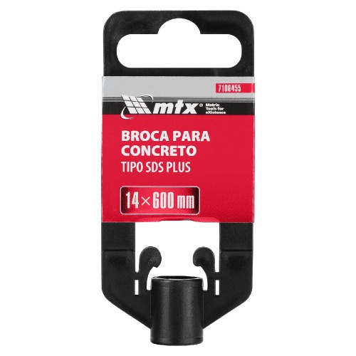 Broca de wídea para concreto 14 x 600 mm SDS Plus - 7106455 Broca de wídea para concreto 14 x 600 mm SDS Plus - 7106455