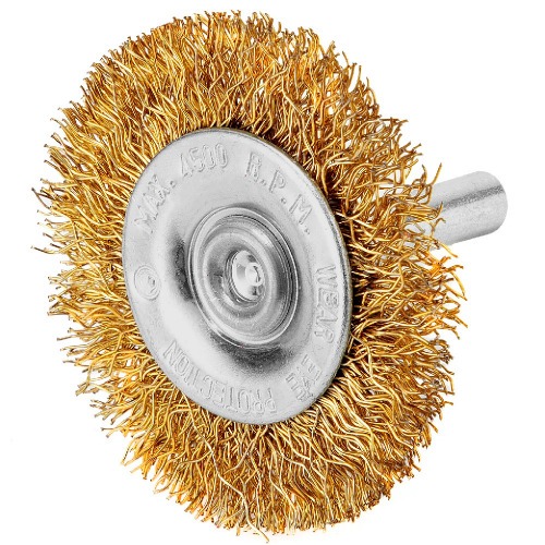 Jogo de escovas aço circular haste 6 mm com 3 peças - 744869 Jogo de escovas aço circular haste 6 mm com 3 peças - 744869