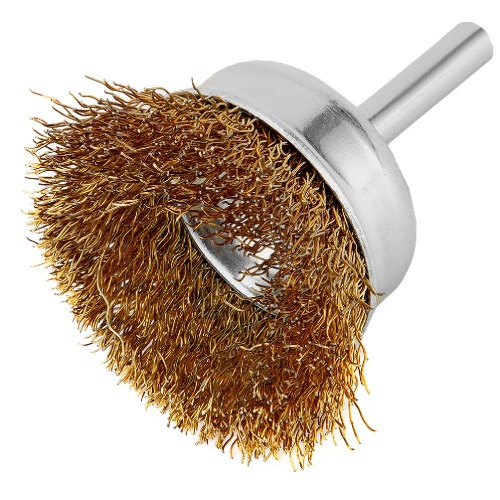 Jogo de escovas aço circular haste 6 mm com 3 peças - 744869 Jogo de escovas aço circular haste 6 mm com 3 peças - 744869