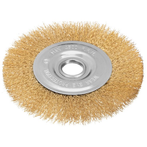 Escova de a�o circular ondulada 6