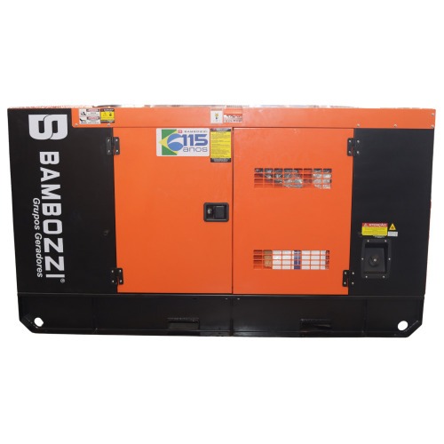 Gerador de energia 25 Kva a diesel cabinado trif�sico 380V/220V - BA25R-R
