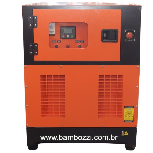 Gerador de energia 25 Kva a diesel cabinado trif�sico 380V/220V - BA25R-R