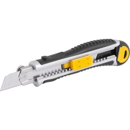 Estilete largo met�lico 18 mm emborrachado com 5 l�minas - VDC5