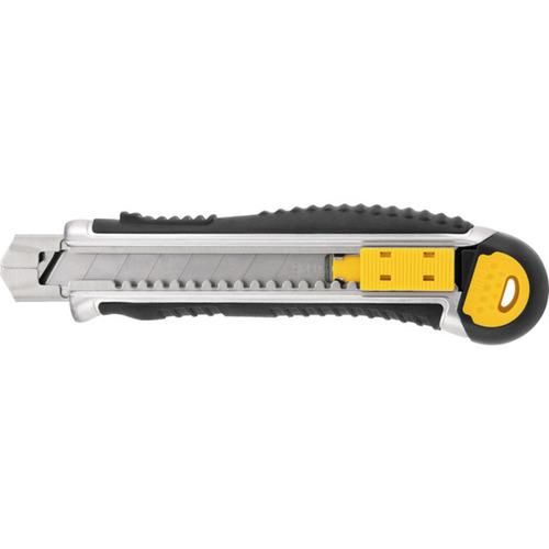 Estilete largo met�lico 18 mm emborrachado com 5 l�minas - VDC5