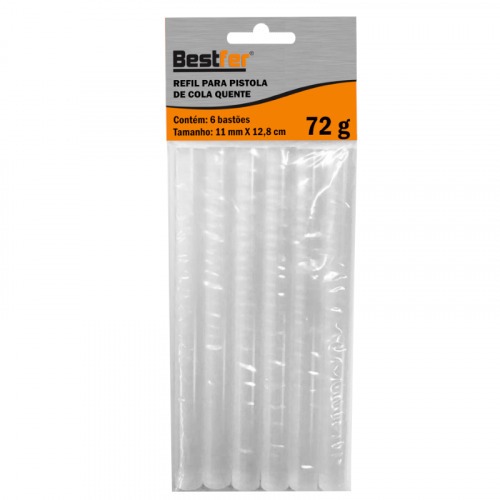 Bast�o de cola quente 11 x 150 mm 6 pe�as - BFH1115