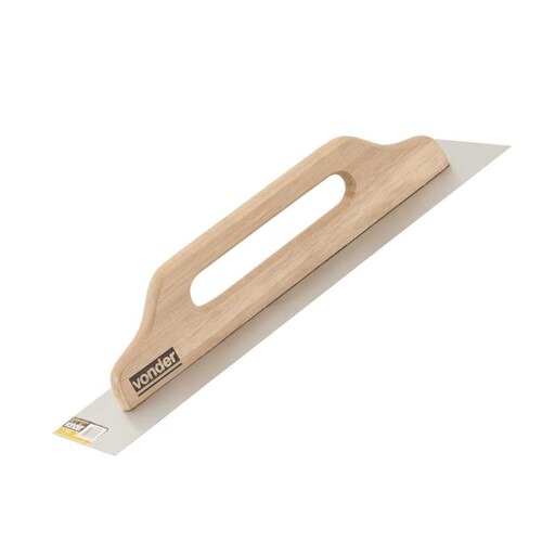 Desempenadeira de a�o lisa 120 x 480 mm cabo de madeira - 3328012480
