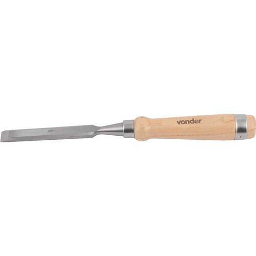 Form�o chanfrado com cabo em madeira 3/8