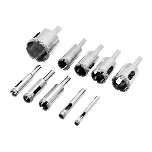 Serra copo diamantada de 6 a 32 mm com 10 pe�as - 