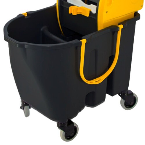 Balde espremedor Due 30L amarelo e preto