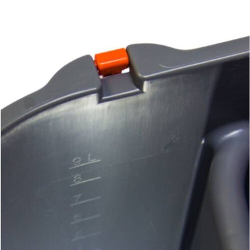 Balde espremedor Due 30L laranja e cinza - Tonk