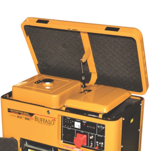 Gerador de energia 8,1 Kva a diesel partida el�trica trif�sico - BFDE 8.000