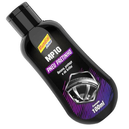 Limpa pneus automotivo pretinho 100 ml MP10 - LI04000032 Limpa pneus automotivo pretinho 100 ml MP10 - LI04000032