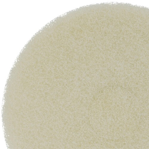 Disco lustrador para enceradeira 510 mm branco