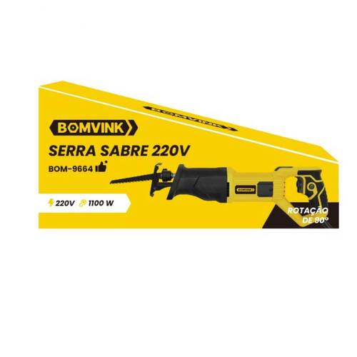 Serra sabre 1100 watts com velocidade variável - BOM-9664 220V Serra sabre 1100 watts com velocidade variável - BOM-9664 220V