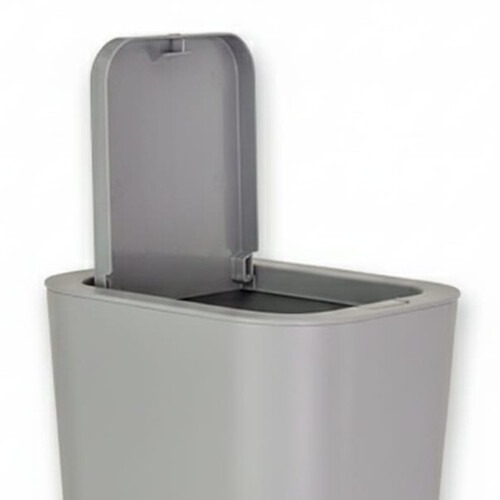 Lixeira pl�stica push click 12 litros com tampa