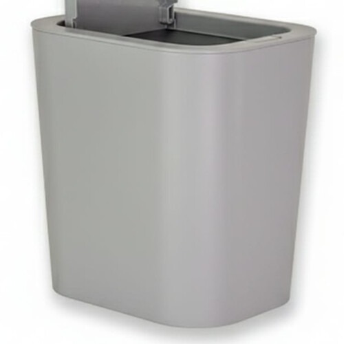 Lixeira pl�stica push click 12 litros com tampa