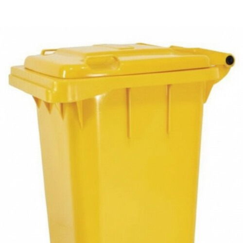 Cesto de lixo gari 120L com rodas sem pedal