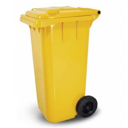 Cesto de lixo gari 120L com rodas sem pedal