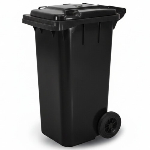 Cesto de lixo gari 120L com rodas sem pedal