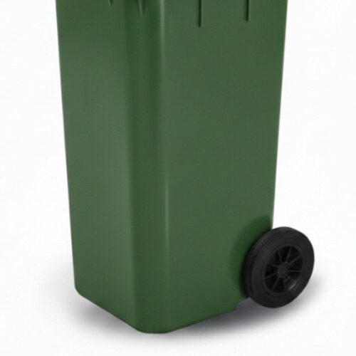 Cesto de lixo gari 120L com rodas sem pedal