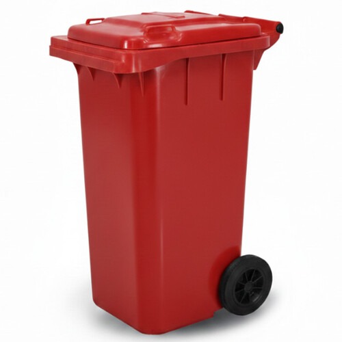 Cesto de lixo gari 120L com rodas sem pedal