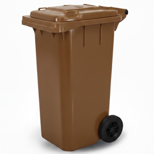 Cesto de lixo gari 120L com rodas sem pedal