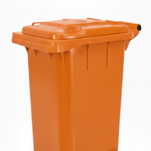 Cesto de lixo gari 120L com rodas sem pedal