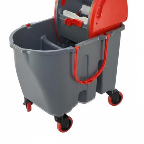 Balde espremedor Due 30L vermelho e cinza - Tonk