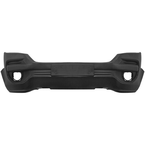 Para-choque S10 2017 a 2021 dianteiro preto liso com grade central inferior - 1686