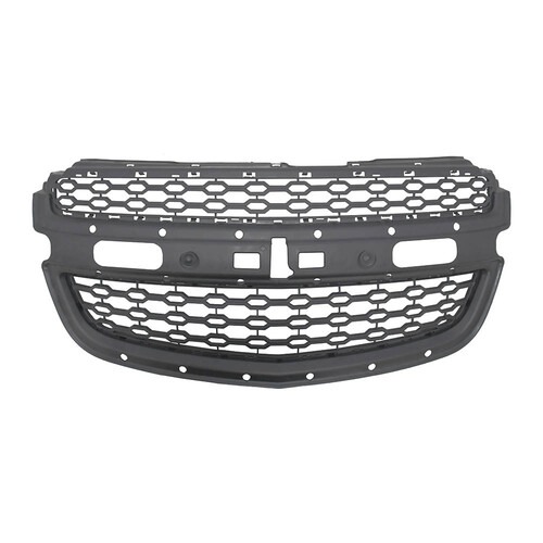 Grade S10 2012 a 2016 dianteira superior preto liso - 1687