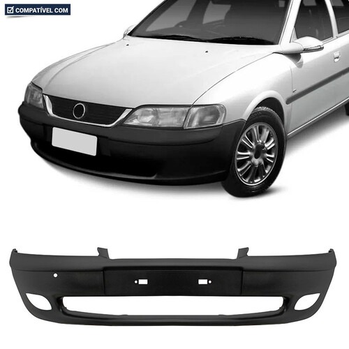 Para-choque Vectra 1997 a 1999 dianteiro preto liso parcial com furo para farol - 1702 Para-choque Vectra 1997 a 1999 dianteiro preto liso parcial com furo para farol - 1702