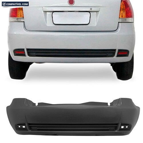Para-choque Palio Economy 2010 a 2014 traseiro cinza - 3259 Para-choque Palio Economy 2010 a 2014 traseiro cinza - 3259