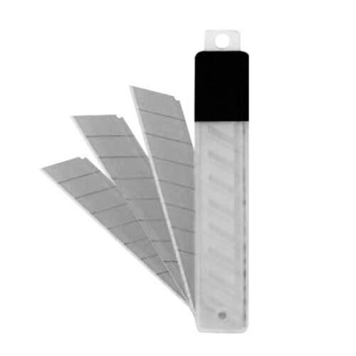 Estilete largo 18 mm cabo emborrachado com 3 lâminas - BFH1736 Estilete largo 18 mm cabo emborrachado com 3 lâminas - BFH1736