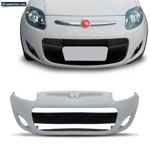 Para-choque Palio Sporting 2012 a 2018 dianteiro primer parcial com furo para moldura - 3430 Para-choque Palio Sporting 2012 a 2018 dianteiro primer parcial com furo para moldura - 3430