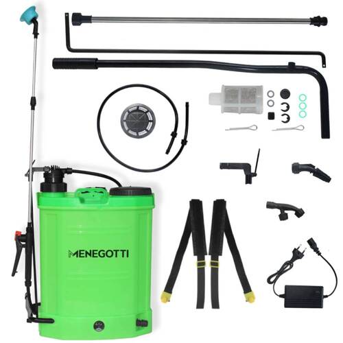 Pulverizador costal a bateria 12V e manual 20L com 3 bicos - MPB 20L  110V/220V
