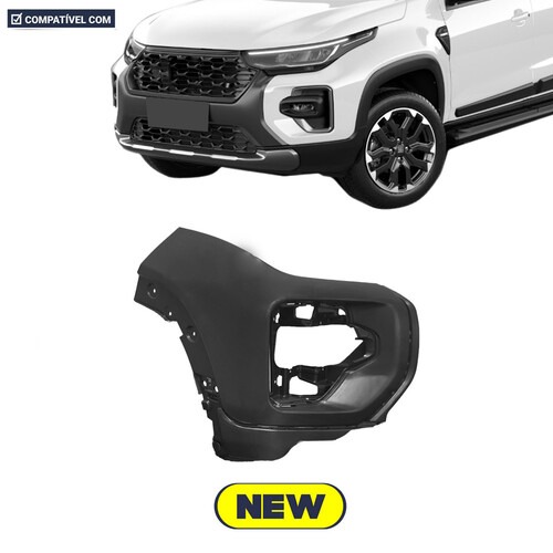 Para-choque Strada Edizione Ranch Ultra 2023 a 2025 dianteiro preto com e sem farol - 3346 Para-choque Strada Edizione Ranch Ultra 2023 a 2025 dianteiro preto com e sem farol - 3346