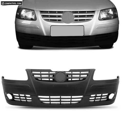 Para-choque Gol Parati Saveiro G4 2005 a 2010 dianteiro preto - 6458 Para-choque Gol Parati Saveiro G4 2005 a 2010 dianteiro preto - 6458